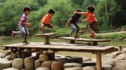 Balance-Spiele zur Entwicklung motorischer Fähigkeiten