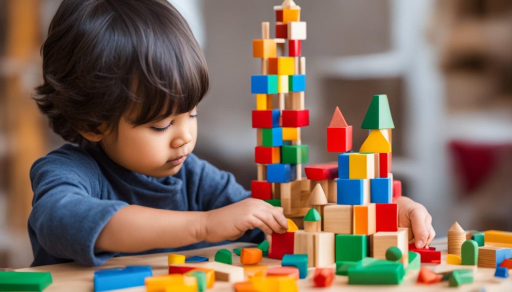 Kreativität fördern mit Montessori Bau und Konstruktion Spielzeug
