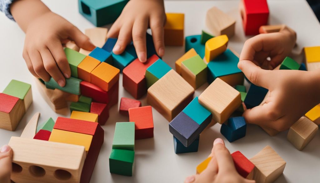 Montessori Farben und Formen Lernspielzeug