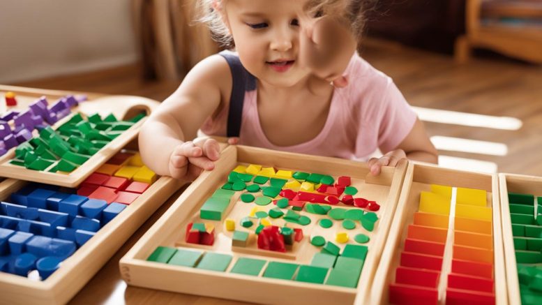 Montessori Mathematik Spielzeug für Kinder ab 3 Jahren