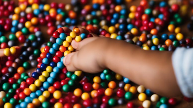 Montessori Perlenmaterial für Kinder ab 3 Jahren