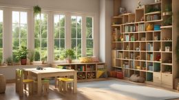 Montessori Raumgestaltung und Innenarchitektur Spielzeug für Kinder ab 3 Jahren