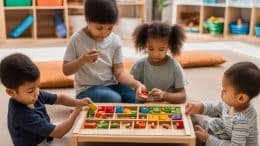 Montessori Sprachentwicklung Spielzeug für Kinder ab 3 Jahren
