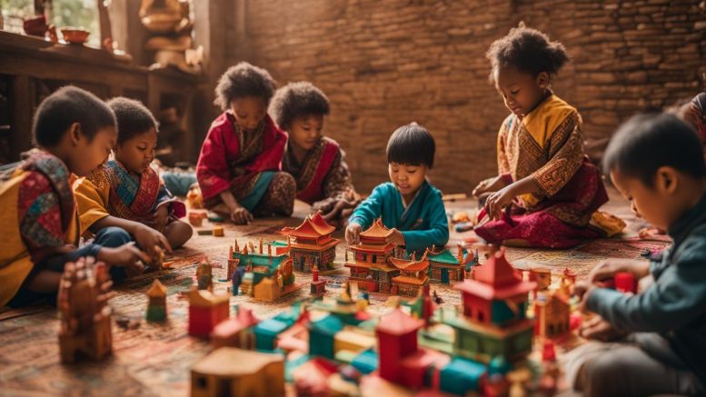 Spielzeuge, die kulturelle Vielfalt vermitteln
