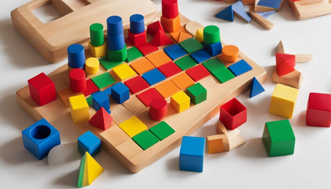 Spielzeuge zur Farb- und Formerkennung